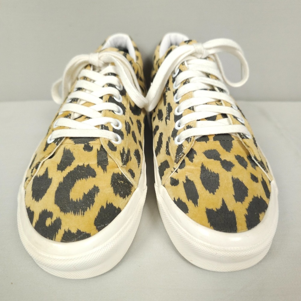 Vans Leopard Shoes Women Size 10 Tan Black Sid DX Anaheim Factory Low - Picture 2 of 16